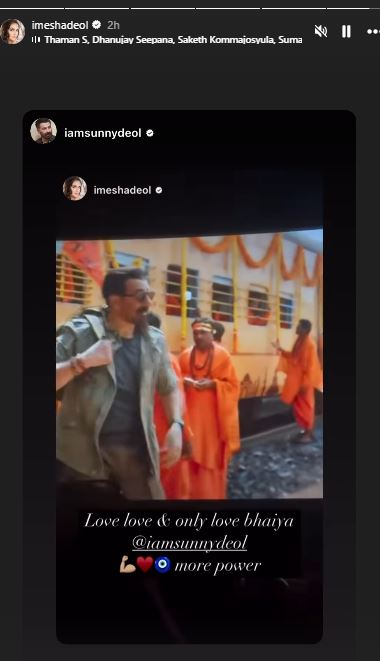 Esha Deol’s Loud Shout Out To Brother Sunny’s Jaat: “More Power”