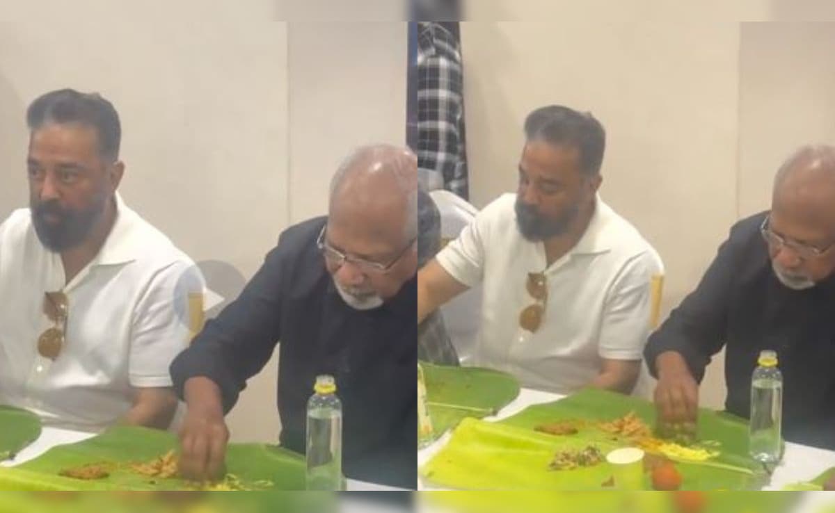 Kamal Haasan And Mani Ratnam Relish South Indian Food