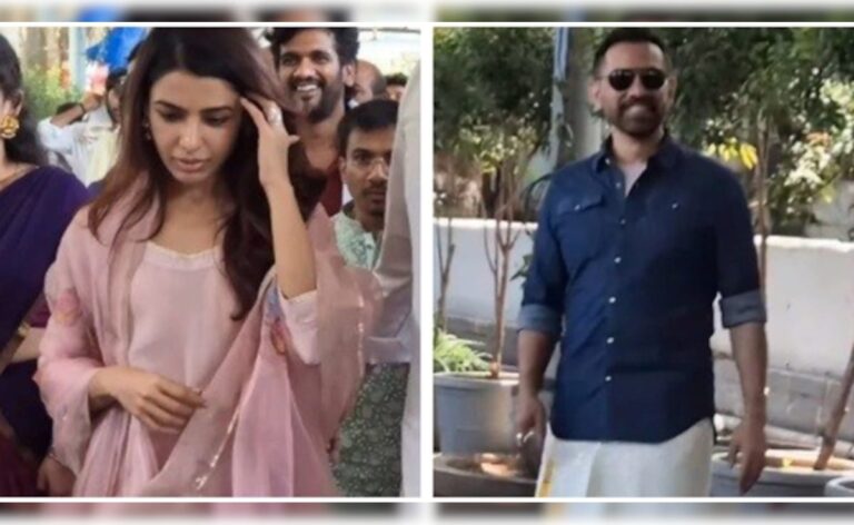 Amid Dating Rumours, Samantha Ruth Prabhu Visits Tirupati Balaji Temple With Raj Nidimoru