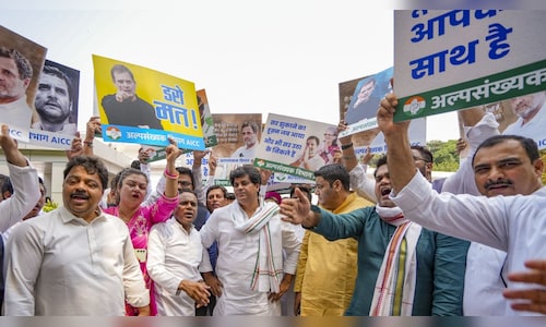 Congress holds nationwide protest over ED chargesheet against Gandhis in National Herald case | Watch