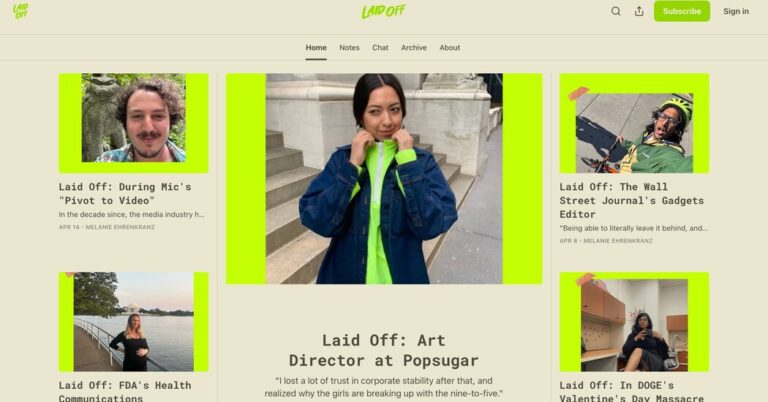 Laid Off? This Newsletter Doubles as a Support Group.