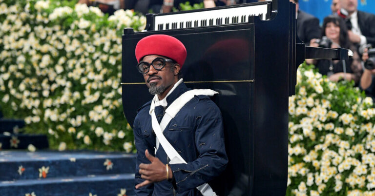 Andre 3000’s Met Gala Piano Was Both a Fashion Statement and an Album Teaser