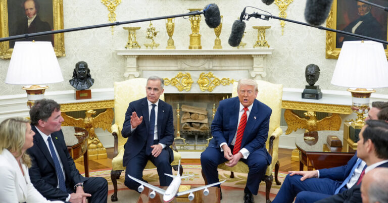 Carney Tells Trump That Canada ‘Is Not for Sale’ During Visit to the White House