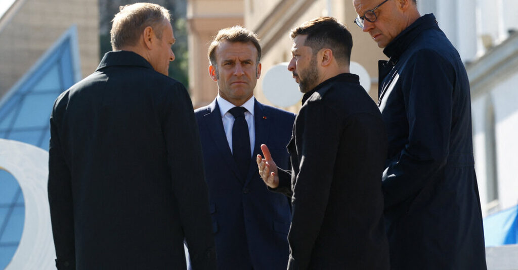 European Leaders Visit Kyiv in a Show of Solidarity for Ukraine