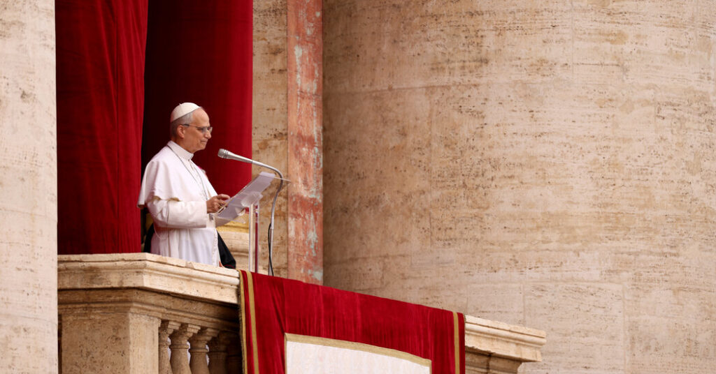 Pope Leo XIV Calls for End to War in First Sunday Blessing as Pontiff