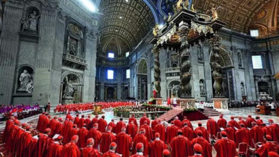 Cardinals enter Sistine Chapel to start centuries-old secret ritual to elect a pope