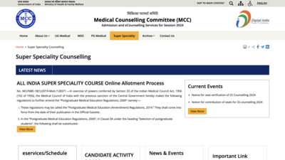 NEET SS counselling 2024 schedule released by MCC: Registration begins on this date