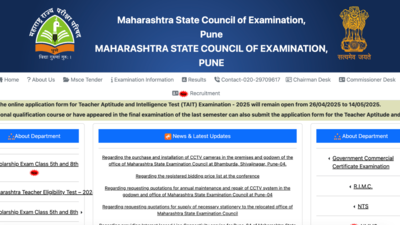 MAHA TAIT 2025 application deadline extended, exam scheduled from May 24 to June 5: Check direct link and key details here