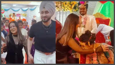 Neha Kakkar and Rohanpreet Singh attend driver’s wedding; gifts gold ring to the groom and gold chain to the bride |