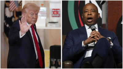 ‘Came in to thank me’: Eric Adams meets Donald Trump at White House after DOJ drops corruption case