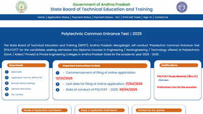 AP POLYCET 2025 result link likely to be out shortly on polycetap.nic.in, how to download rank card