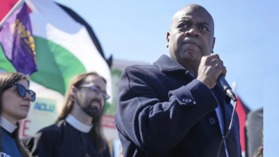 ‘Didn’t do anything wrong’: Newark mayor Ras Baraka arrested, then released at immigration detention protest