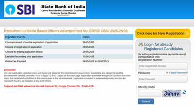 SBI CBO recruitment 2025: 2964 circle based officer vacancies announced, apply by May 29