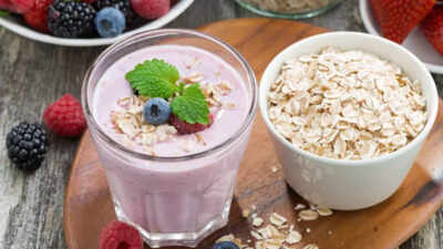 No milk, no sugar! Oatmeal drink for weight loss