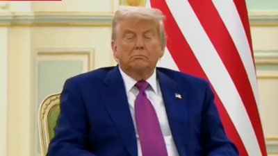 Was Donald Trump dozing off during welcome ceremony in Saudi Arabia? Viral video sparks ‘sleepy Don’ jibes online