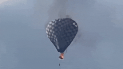 Man saves two from burning hot air balloon at Mexican festival, then falls to death