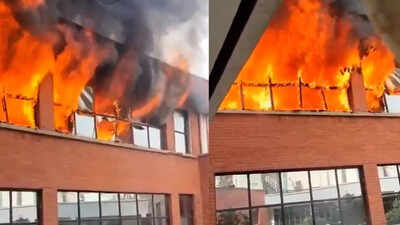 Fire breaks out at Sri Guru Gobind Singh College of Commerce in Delhi | Delhi News
