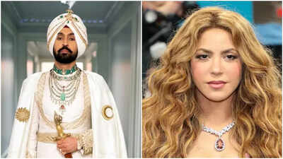 Diljit Dosanjh says Shakira’s dress made them late to the Met Gala in BTS video