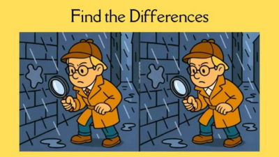 Optical Illusion: You are a visually sharp person if you can find 3 differences in this detective picture |