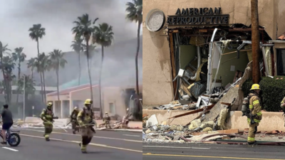 ‘Felt like a bomb went off’: Massive explosion rocks Palm Springs, one reported dead
