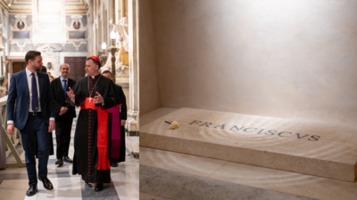 ‘Good thing you can’t kill him twice’: Social media trolls JD Vance after visit to Pope Francis’ grave