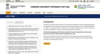 CUET UG 2025: NTA revises exam pattern for accountancy paper, check details here