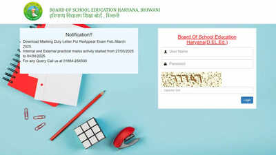 Haryana D.El.Ed. result for March 2025 announced at bseh.org.in: Students can apply for re-evaluation until June