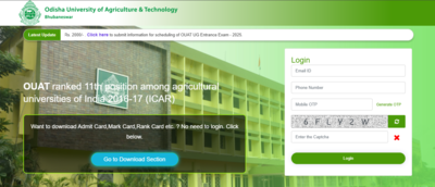 OUAT admit card 2025 released: Direct link to download hall tickets here