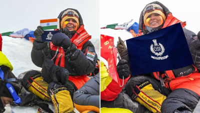 CISF sub-inspector Geeta Samota becomes first from force to scale Mt Everest | India News