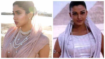 Was Janhvi Kapoor’s Cannes red carpet look a tribute to Aishwarya Rai’s ICONIC ‘Poovukkul’ look? |