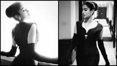 ‘Homebound’ star Janhvi Kapoor stuns in a 1957 haute couture dress at the Cannes Film Festival 2025 |