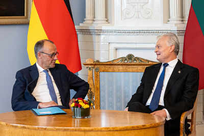 Merz on Lithuania visit says Russia threatens ‘security in Europe’ | World News