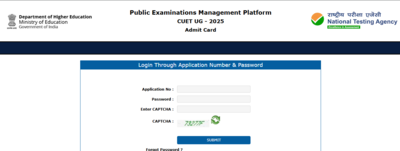 CUET UG admit card 2025 for May 26 to June 3: Direct link to download hall ticket here