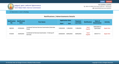 TNPSC Group 4 registration 2025 ends today: Here is how to apply online at tnpsc.gov.in