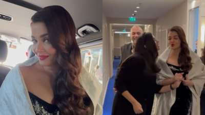 Aishwarya Rai Bachchan exudes effortless queen-like charm, showers kisses on Aaradhya Bachchan in these BTS VIDEOS and PICS from Cannes 2025 – WATCH | Hindi Movie News