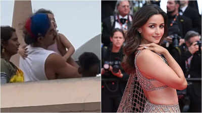 Ranbir Kapoor visits Mount Mary Church with daughter Raha in Mumbai as Alia Bhatt dazzles at Cannes 2025 | Hindi Movie News