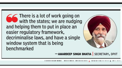 Government eyes smoother investment path; large & growing market makes India attractive bet for FDI, says Industry secy