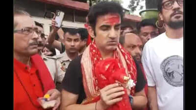 Watch: Gautam Gambhir seeks blessings at Kamakhya temple ahead of England Test series | Cricket News