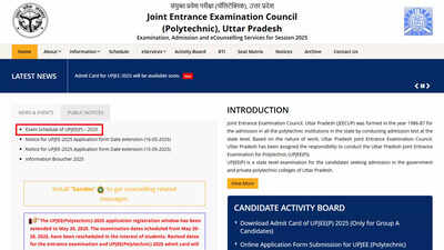JEECUP 2025: Revised timetable for Uttar Pradesh Polytechnic exam announced, results expected by June 21