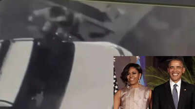 Watch: Obama’s female Secret Service staff caught in a brawl outside his house. Reason is…