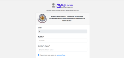 Rajasthan Board Class 10th result 2025 declared: Direct link to download scorecards here