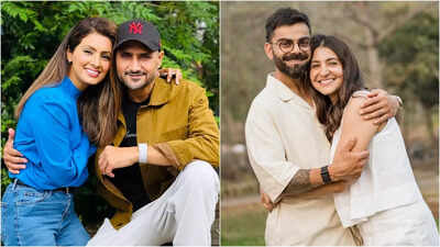 Geeta Basra calls Virat Kohli and Anushka Sharma ‘Yin and Yang’ as their flying kiss moment after RCB win melts hearts | Hindi Movie News
