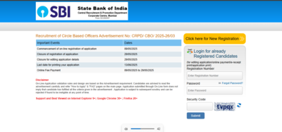 SBI CBO 2025 registration window closes today: Direct link to apply for over 2000 vacancies