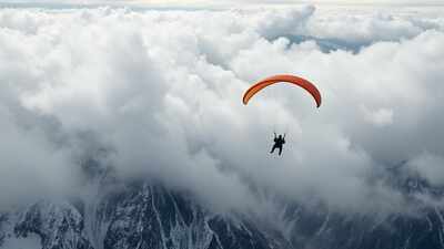 Thought I was flying straight but I was spinning: Chinese paraglider swept to 29,000 feet with no oxygen