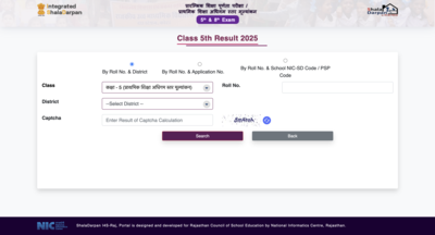 RBSE Class 5th Result 2025 Declared: Direct link to download Rajasthan class 5th results here