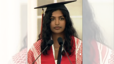 Indian-American undergrad Megha Vemuri from MIT torches alma mater and Israel at graduation ceremony