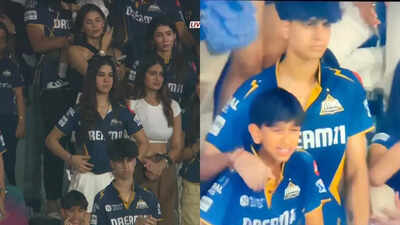 Watch: Ashish Nehra’s son, Shubman Gill’s sister reduced to tears after Gujarat Titans lose Eliminator to Mumbai Indians | Cricket News