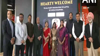 Indian diaspora organise ‘Sindoor Samagam’ event for Kanimozhi led all-party delegation | India News