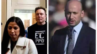 ‘Empty chair’ to troll Stephen Miller as his wife leaves White House to work for Elon Musk