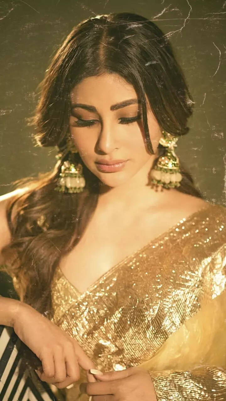 Mouni Roy’s golden saree look after Cannes is so stunning